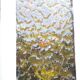 Workshop door 258.4x98.5cm in iron and colored cathedral glass