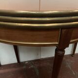 Console with Napoleon III style system in mahogany XIX century