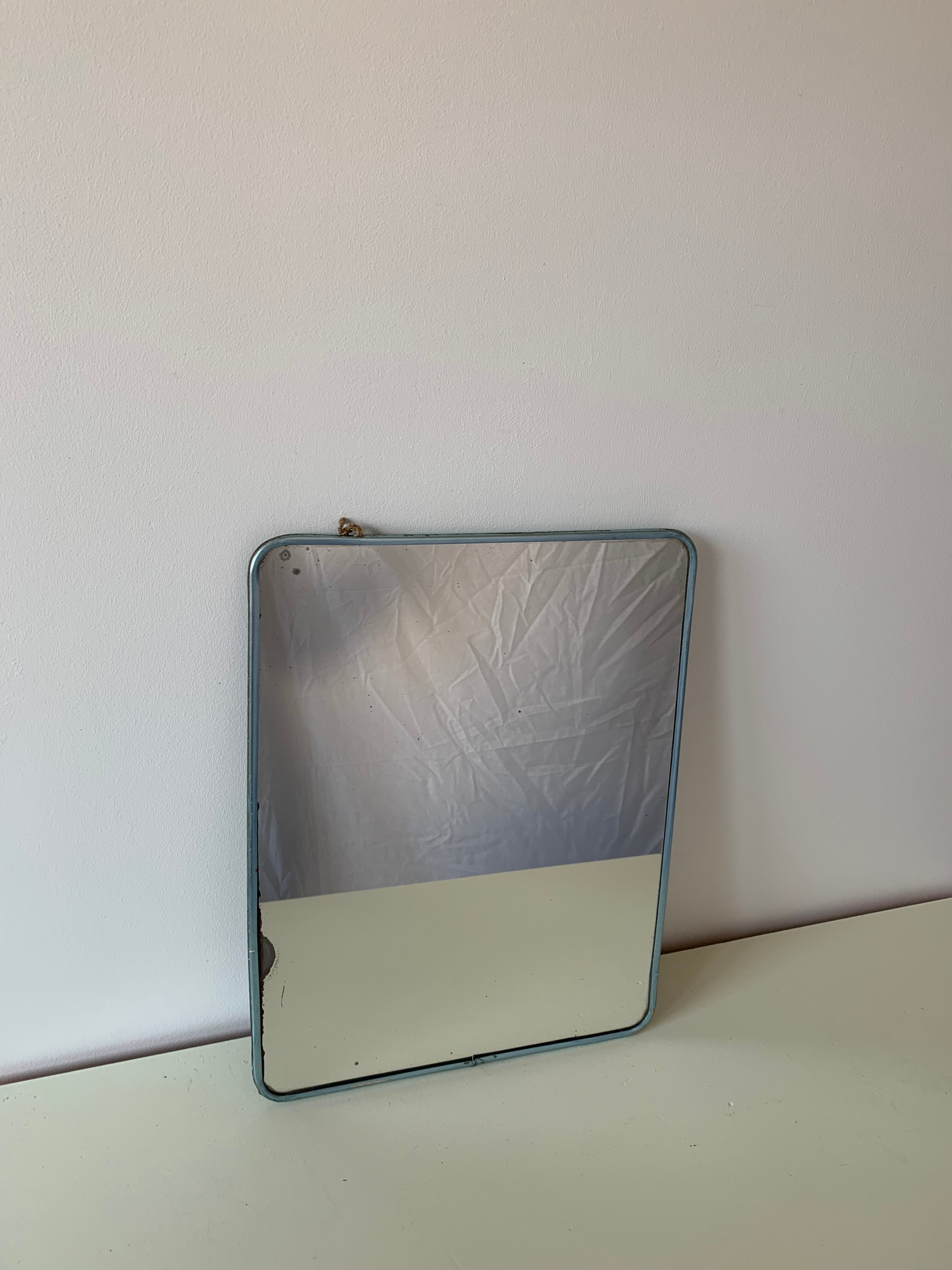 Miroir de barbier avec chaînette 30x39cm