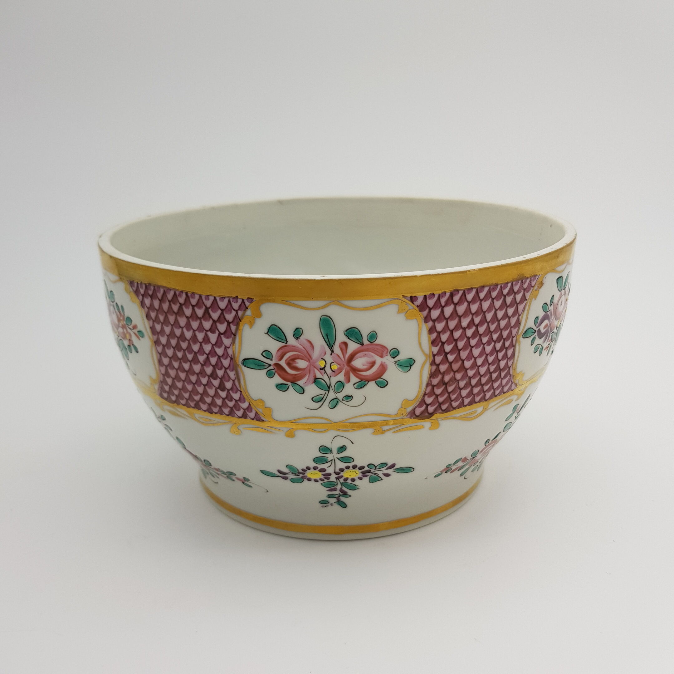 Pot cover porcelain décor Edme Samson decoration China Japan era 19th