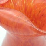 Vase en verre soufflé.