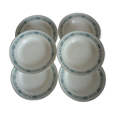 6 hollow plates Moulins des Wolves