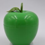 Vintage ice bucket in the shape of a green apple