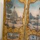 Louis XV style screen - hand painted