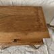 Scandinavian style bedside table with tapered legs from the 1960s.