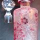 Flacon à parfum Baccarat dégagé à l'acide: Eglantier rouge