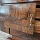 Exclusive 1940s Art Decò sideboard in walnut burl with mirror