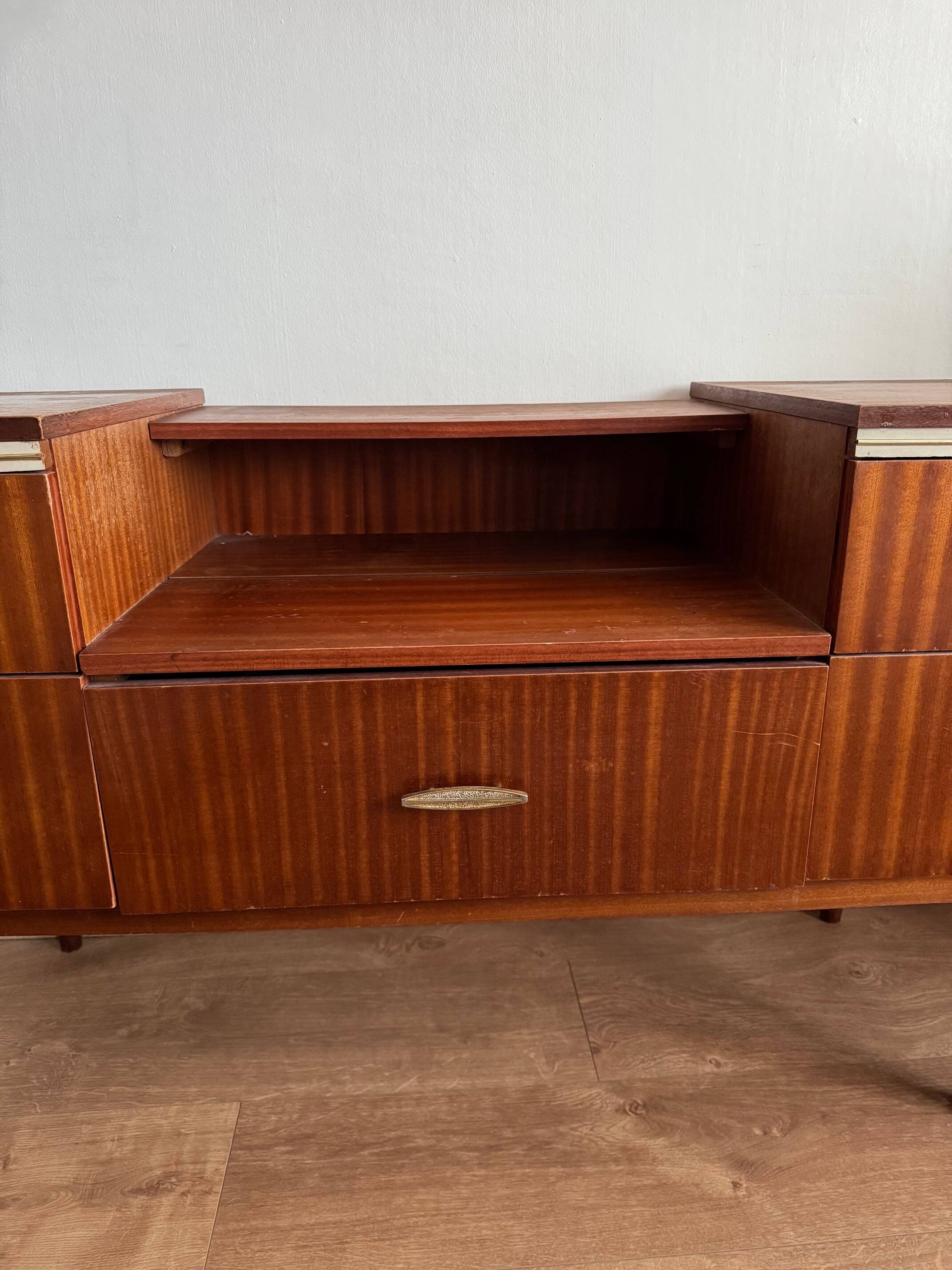 1960s vintage sideboard, 145 x 43.