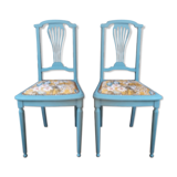 Chaises anciennes relookées