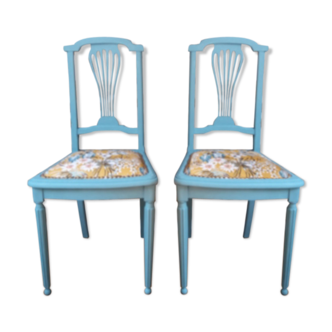 Chaises anciennes relookées