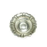 Art Deco platter, silver, Poland, 1950s.