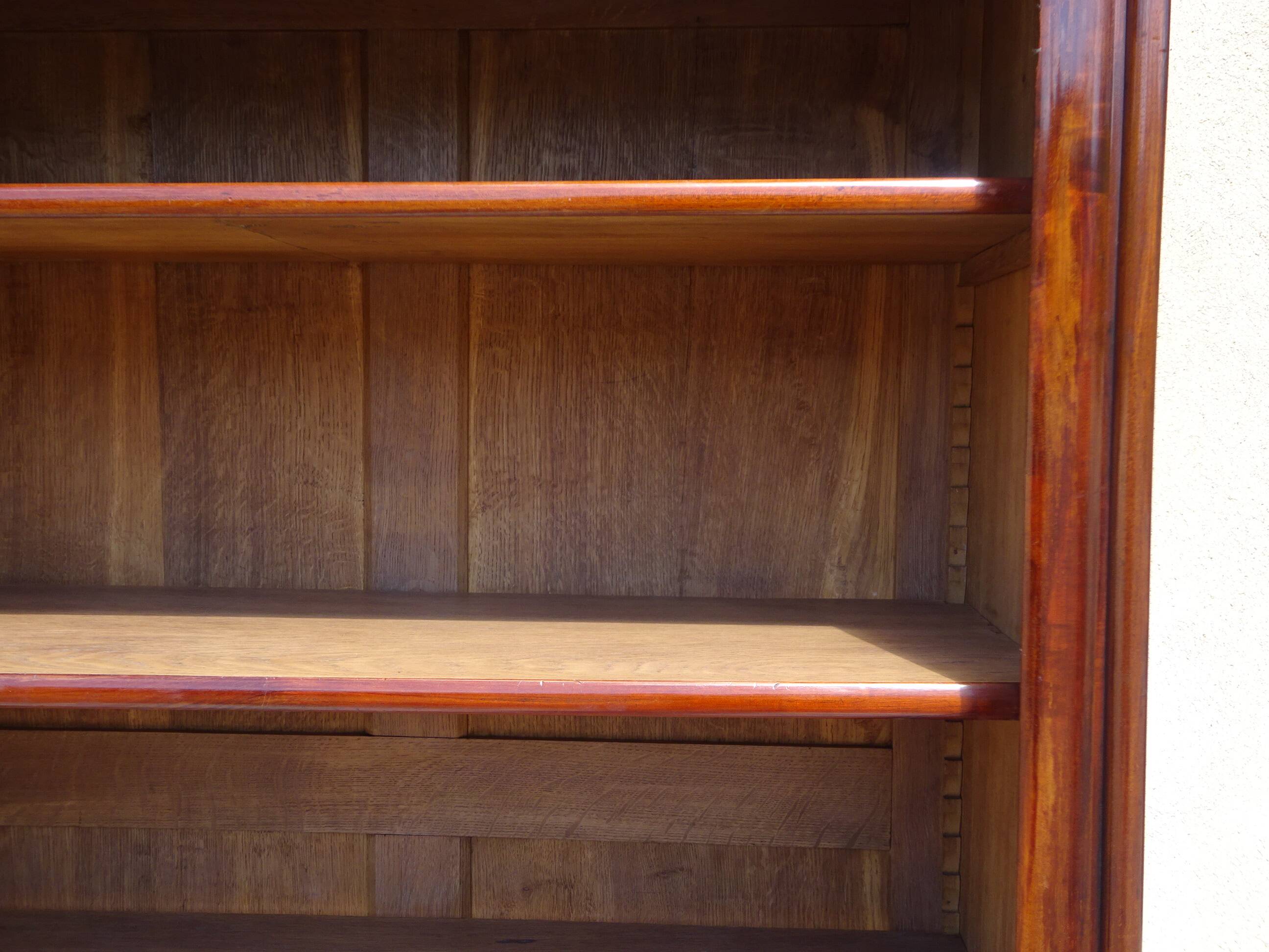 Bibliothèque époque Louis Philippe en acajou