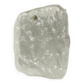 Frosted glass wall lamp by Kalmar Franken KG, 1960s.