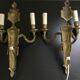Paire d'appliques en bronze st Louis XVl