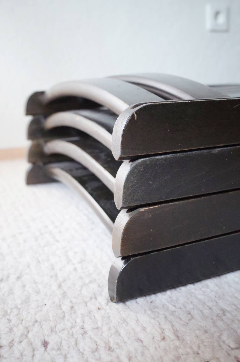 5 x chaises pliantes vintage