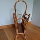Wicker rattan magazine holders