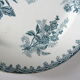 Lot de 4 assiettes plates terre de fer modèle Margot