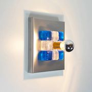 Pair of Murano glass wall lamps by Albano Poli for Poliarte