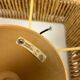 Rare lampe de plafond originale Temde Mid Century Danish Modern en chêne et sisal