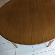 Table (diameter 110) Louis XVI style cherry wood