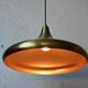 Suspension Space Age brushed brass with copper interior from the 60s-70s.