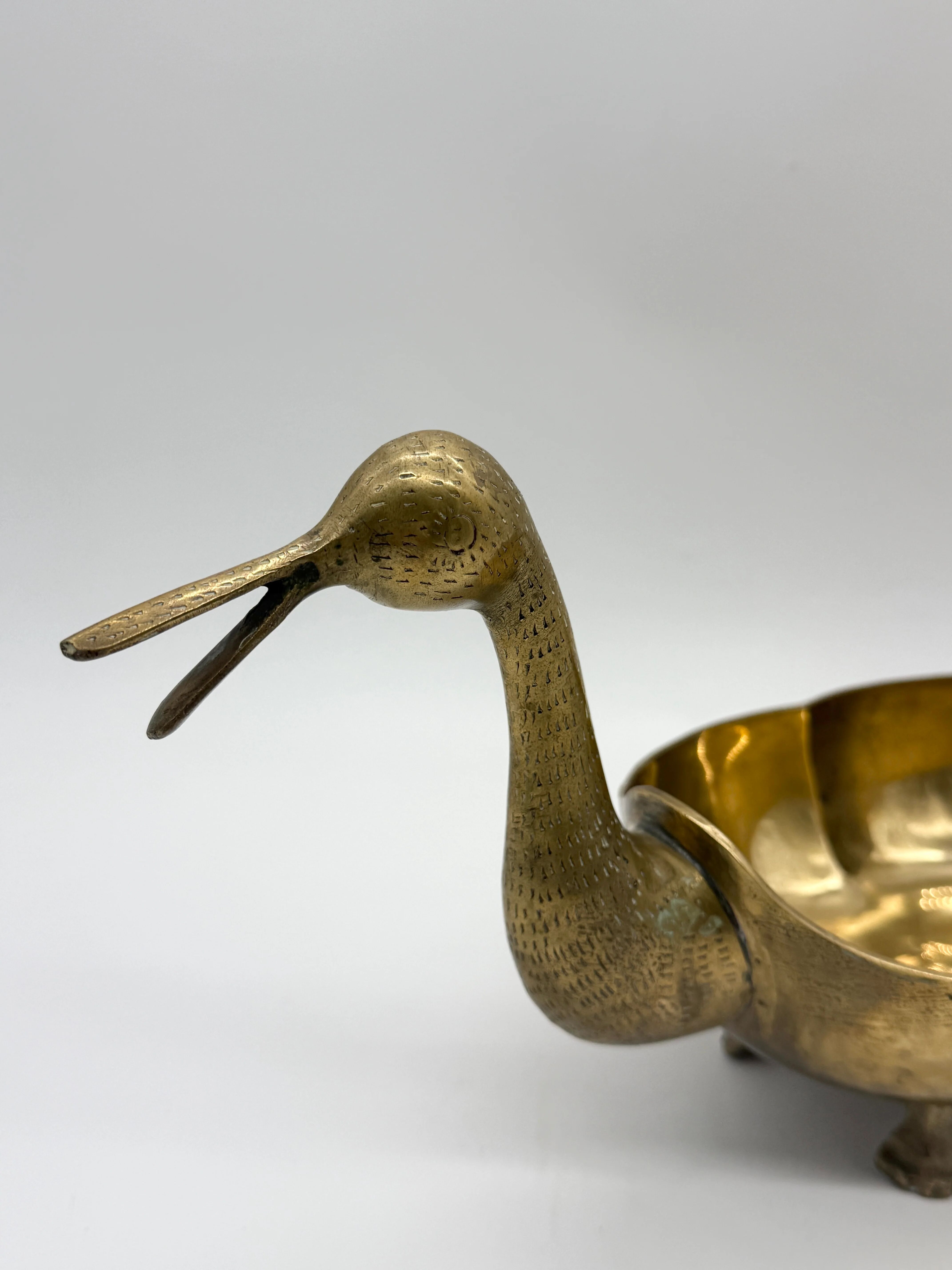 Table centre "ducks" in brass – circa 1950s