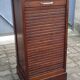 Oak curtain cabinet