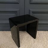 Piano lacquer stool end table 1950