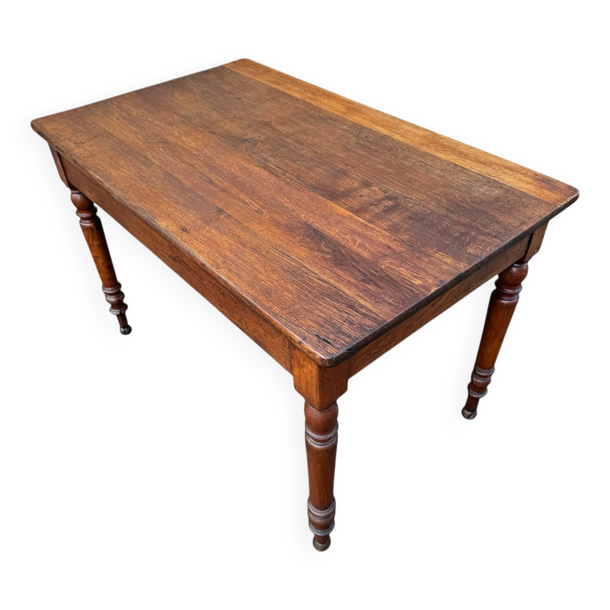 19th century oak bistro table
