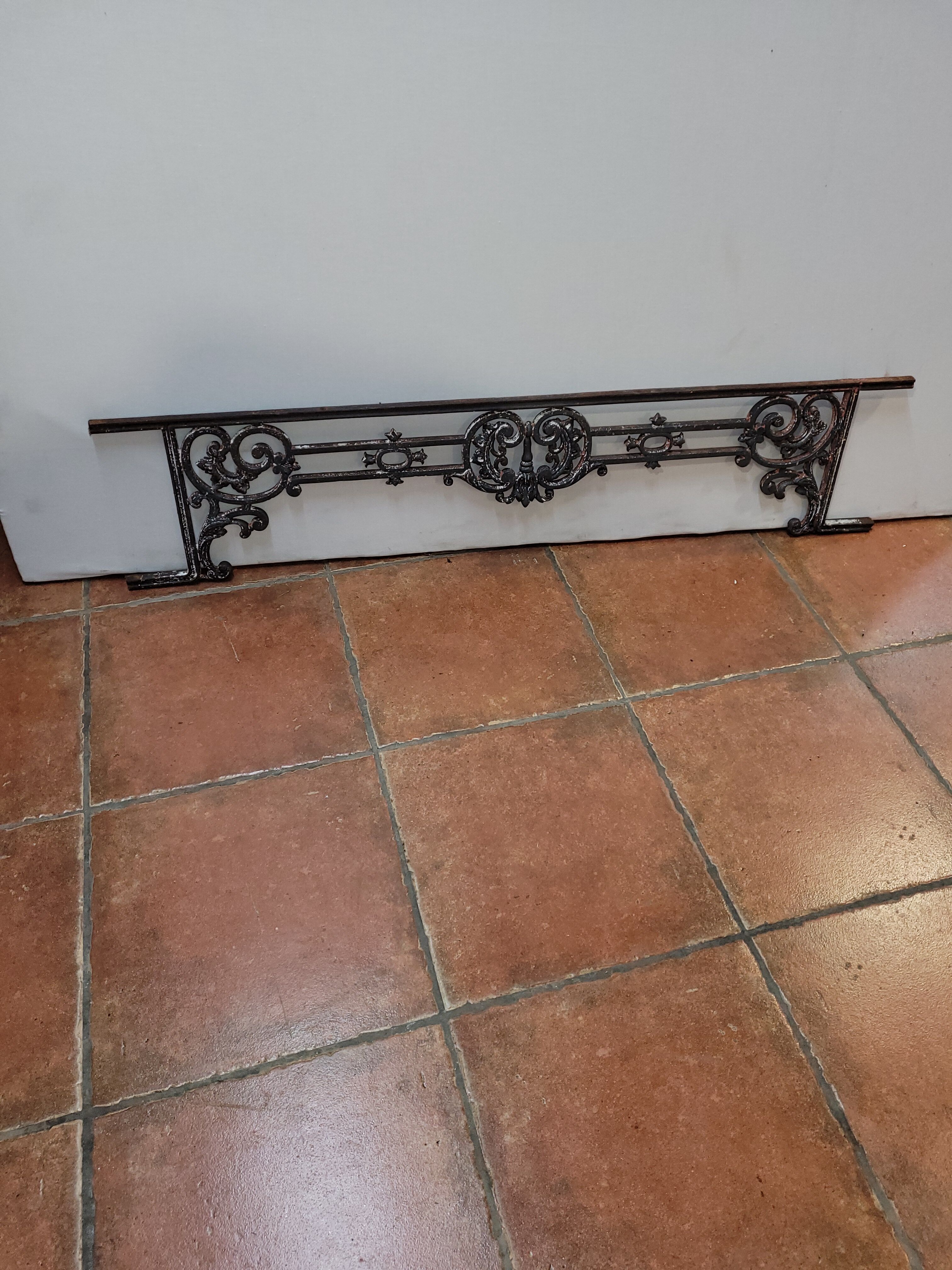 Cast iron railing