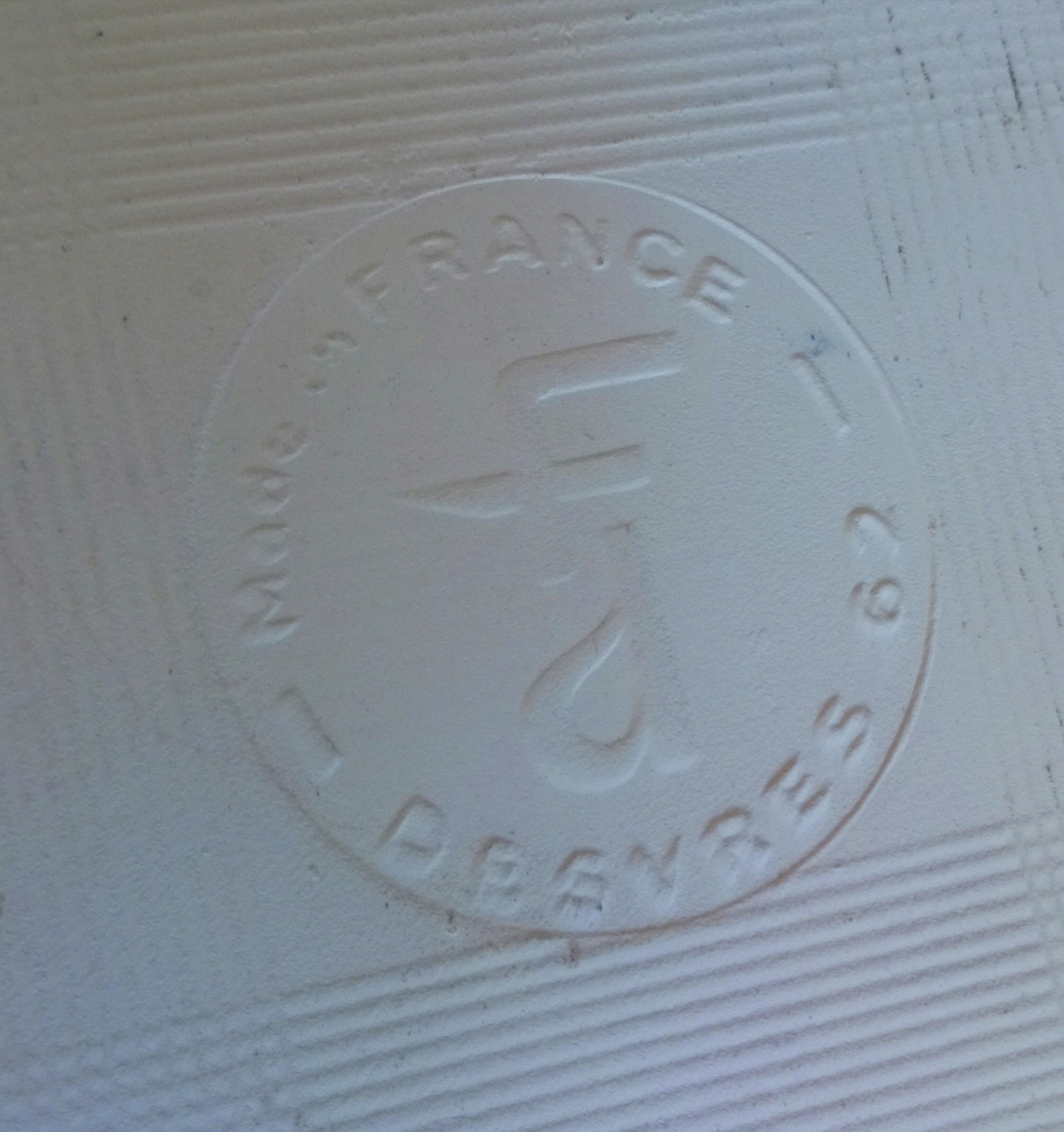 50s metal side table