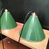 Enamelled sheet metal cone suspensions
