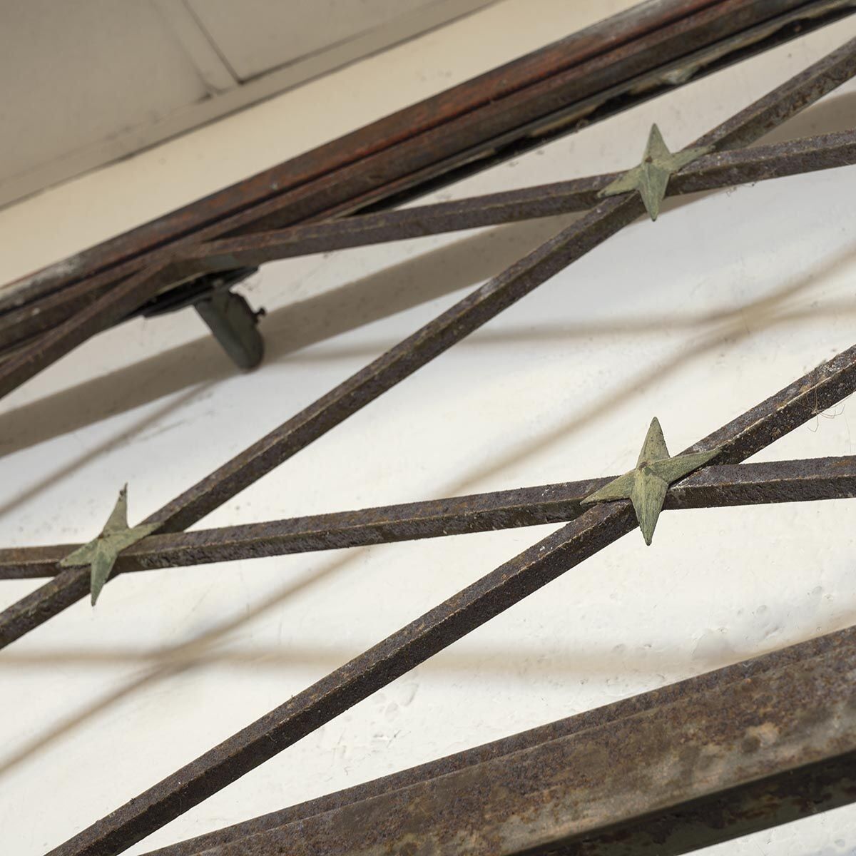 Art Deco wrought iron bedroom door, France, 1930