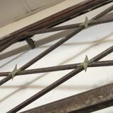 Art Deco wrought iron bedroom door, France, 1930