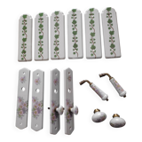 Porcelain handles and cover plates