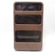 Brown plastic shelf Jan6Lin Viaud Prisunic