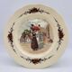Set of 2 "Obernai" dishes from the Sarreguemines pottery.