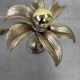 Lampe de table vintage en palmier – Willy Daro pour Massive – années 1970