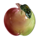 Vide poche pomme en barbotine vintage