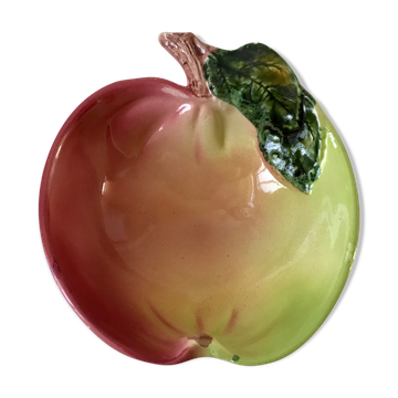 Empty apple pocket in vintage slurry