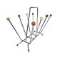 Charles and Ray Eames style magazine rack - Atomic - chrome - wood  Sputnik