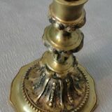 Golden bronze candlestick