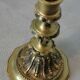 Bougeoir en bronze doré