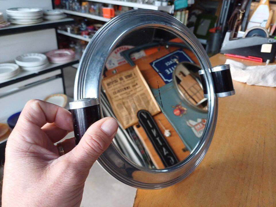 Art Deco mirrored service tray