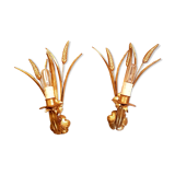 Pair of wall sconces, 70s