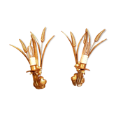 Pair of wall sconces, 70s