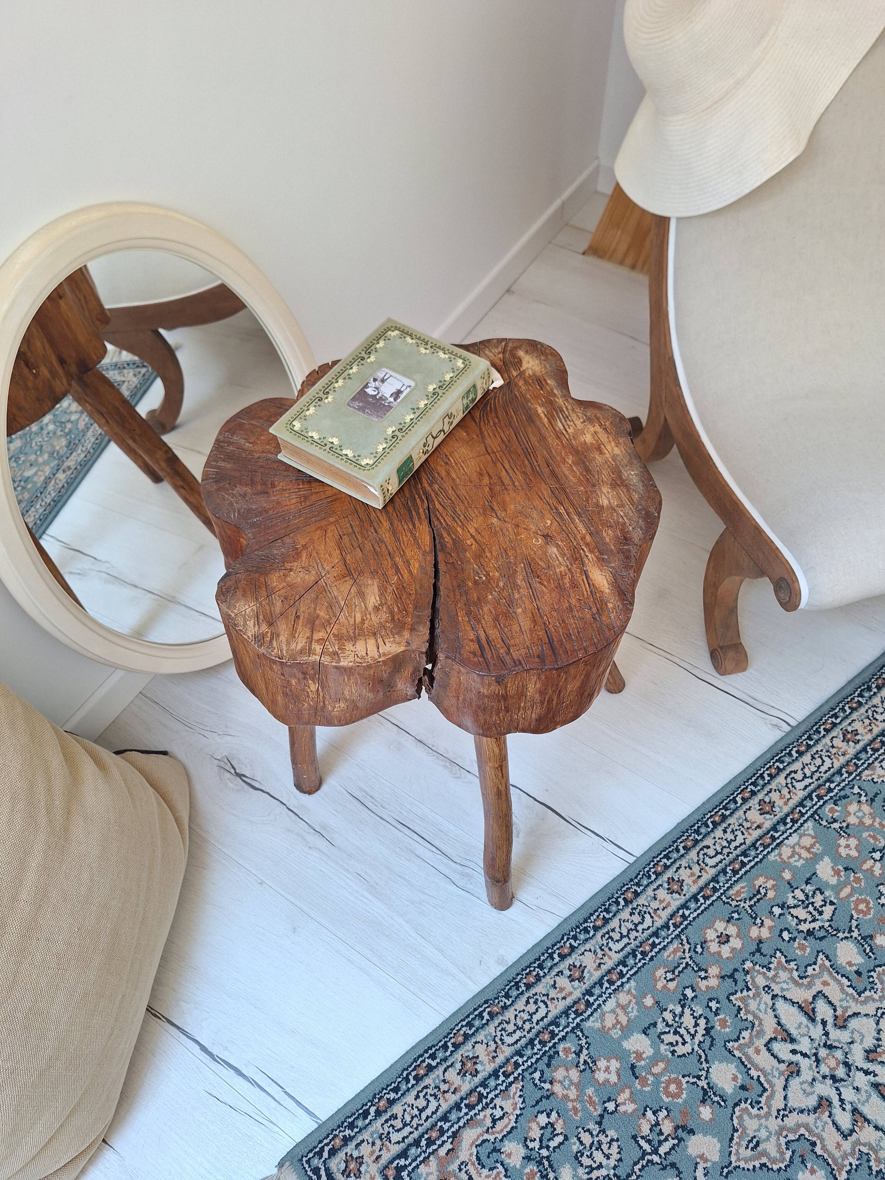 Coffee table, side table, brutalist end table.