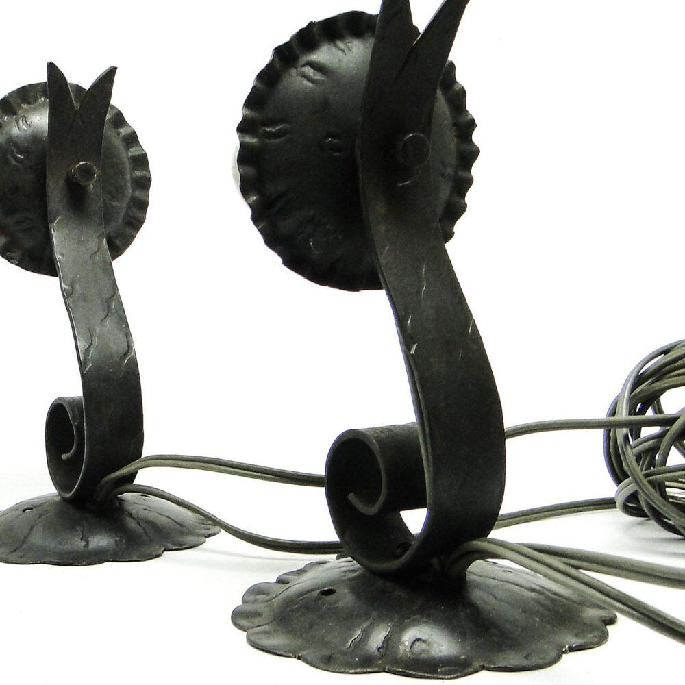 Brutalist sconces, Poland, 1970s, set of 2