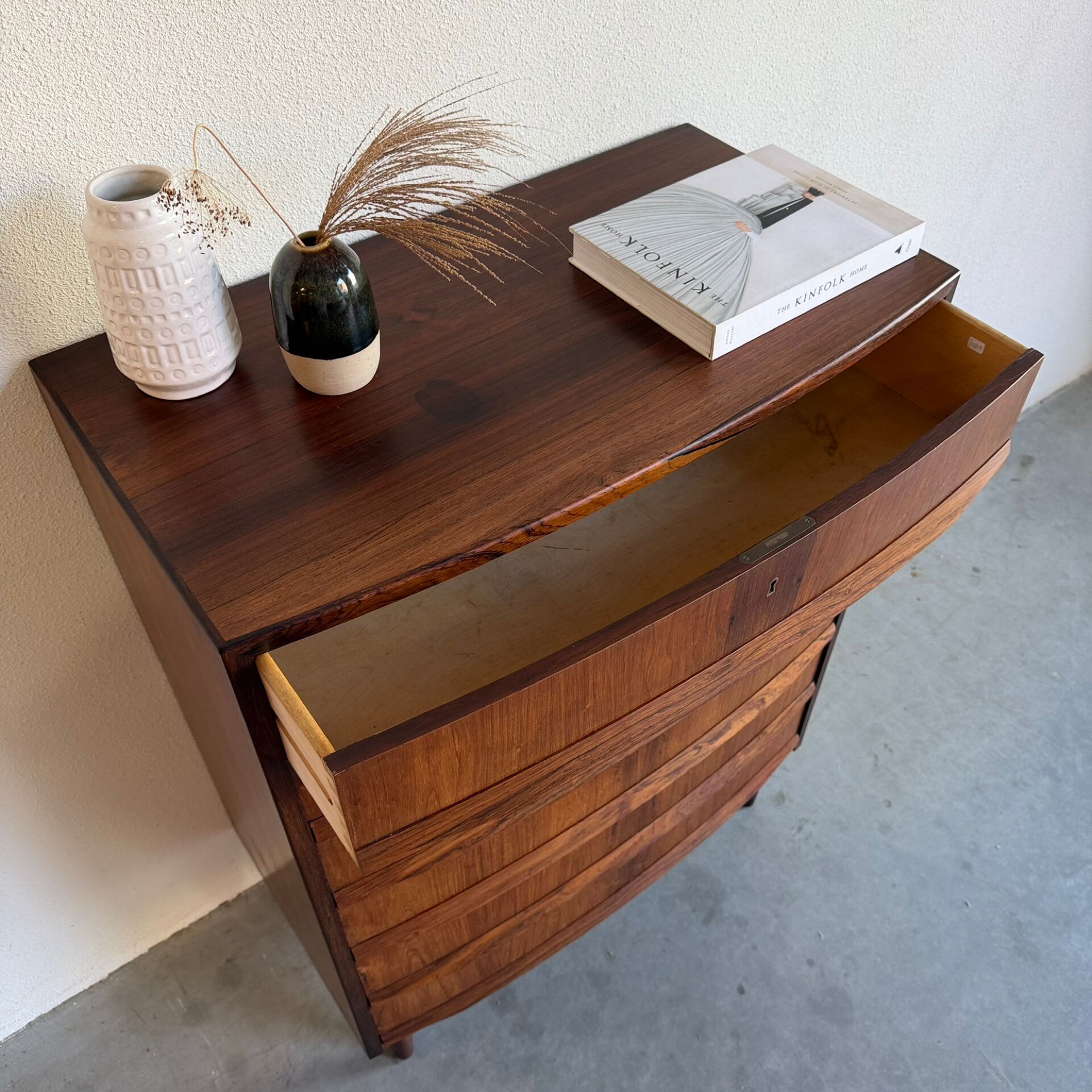 Vintage chest of drawers rosewood 