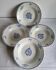 4 Deep Plates in earthenware Moulin des Loups & Hamage model Lucien